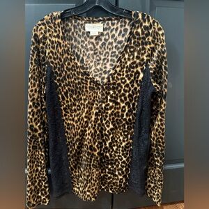 Ralph Lauren | Denim & Supply cheetah print blouse